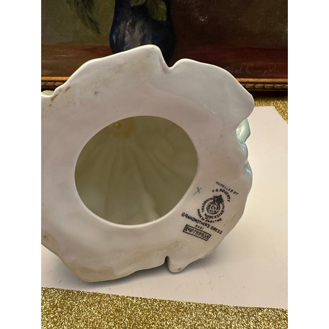 Vintage Royal Worcester “Grandmother Dress” Porcelain Figurine #3081 Designed by F.G.Doughty For Sale - Image 10 of 12