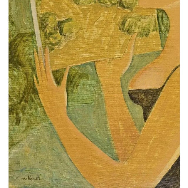 Oil on canvas realized by Alberto Gallerati (b. 1945) in 1970s. Hand signed. Very good condition. This piece is attributed...