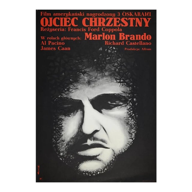 Unknown, the Godfather, Offset Poster, 1974 For Sale