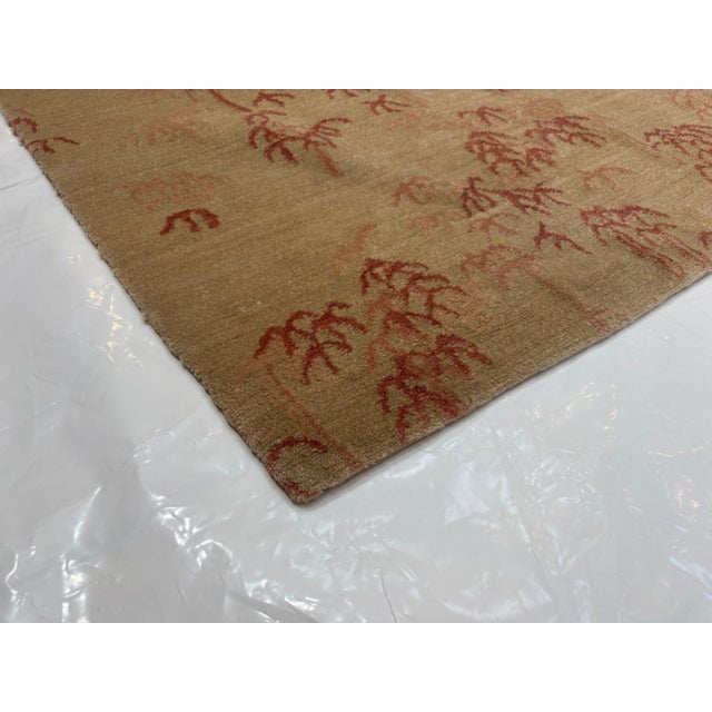 1980s Silk and Wool Nepalese Rug, 8'2" X 10'1" For Sale - Image 4 of 4