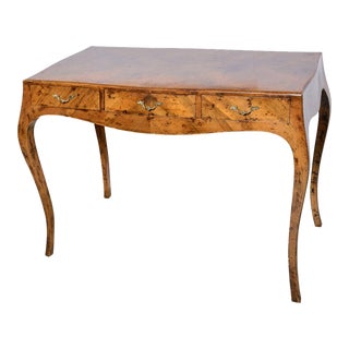 Vintage Walnut Writing Table For Sale