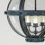 The globe shape of the fixture emanates strength and is united by the solid zinc finish finials and acanthus top. The...