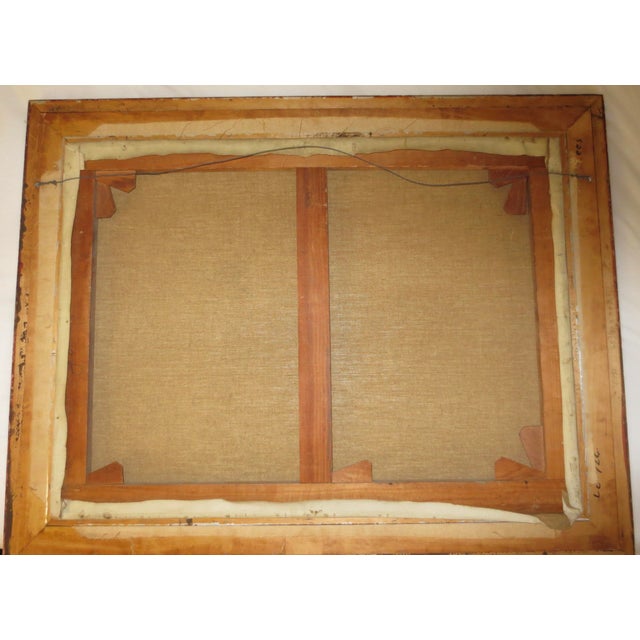 "Jacus" Jean Theobald Jacus Oil Painting of Industrial Complex 1954 France For Sale In New York - Image 6 of 7