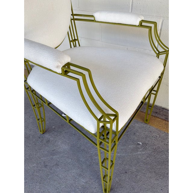 Jonathan Charles Xo Arm Chairs / Pair For Sale - Image 9 of 10