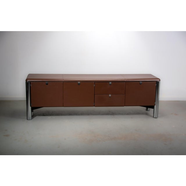 No. 3076 Credenza in Vitello Leather from KnollStudio, 1988 For Sale - Image 16 of 17