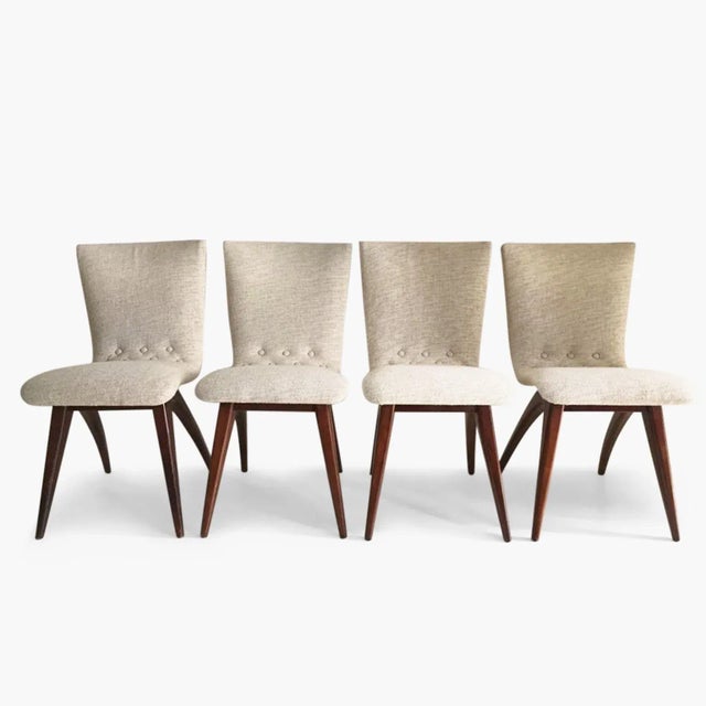 Dining Chairs from CJ van Os Culemborg, 1960s, Set of 4 For Sale - Image 10 of 10