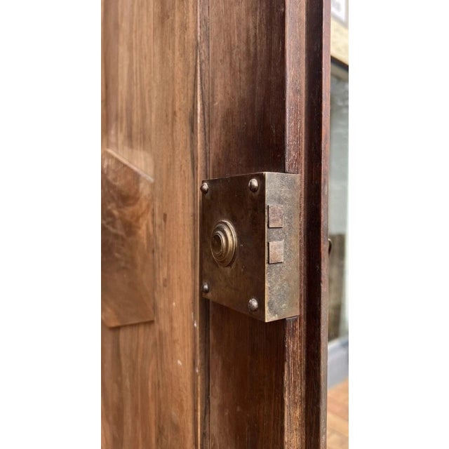 Wood Louis-Philippe Burgundian Wardrobe in Walnut For Sale - Image 7 of 8
