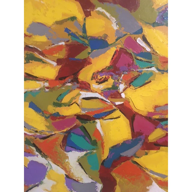 2022 Contemporary Abstract Expressionist Oil Painting by Jesus Galvan For Sale In Dallas - Image 6 of 8