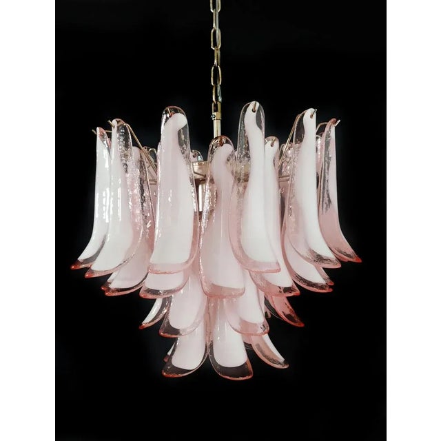 Murano Glass Petal Chandeliers, Murano, Set of 2 For Sale - Image 4 of 10