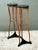 Wood Vintage Biedermeier Tall Pedestals - A Pair For Sale - Image 7 of 12