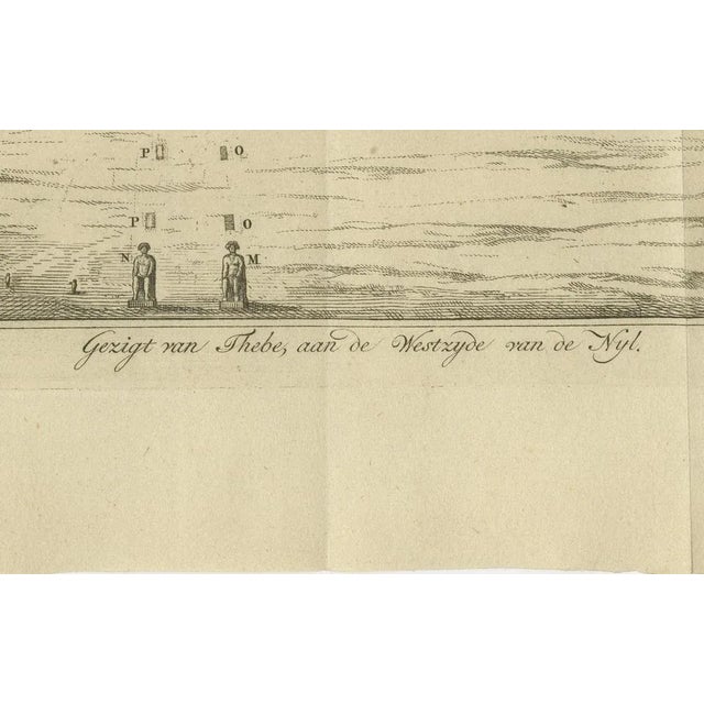Pococke, View of Thebes from the West Bank of the Nile, 1776, Engraving For Sale - Image 3 of 11