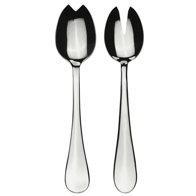 Contemporary Mepra Brescia 2-Piece Salad Servers Set For Sale - Image 3 of 3