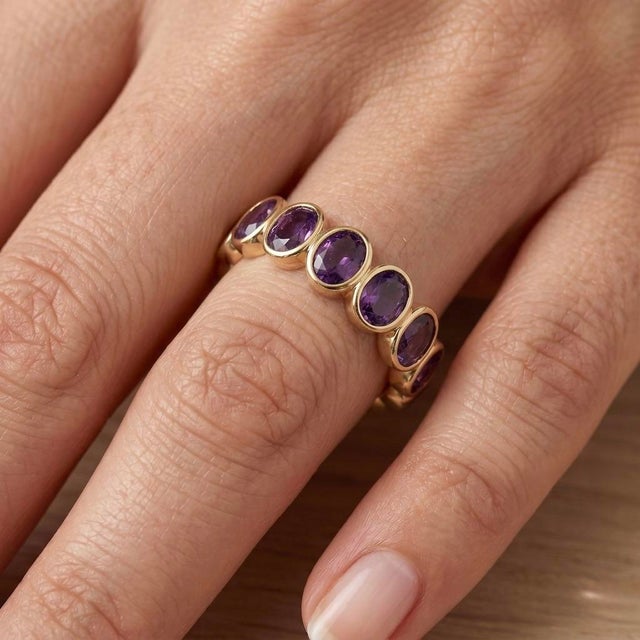 Elevate your jewelry collection with this elegant eternity ring, beautifully crafted in 925 sterling silver and finished...