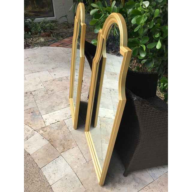 Large Vintage Gold Wall Mirrors a Pair Chairish