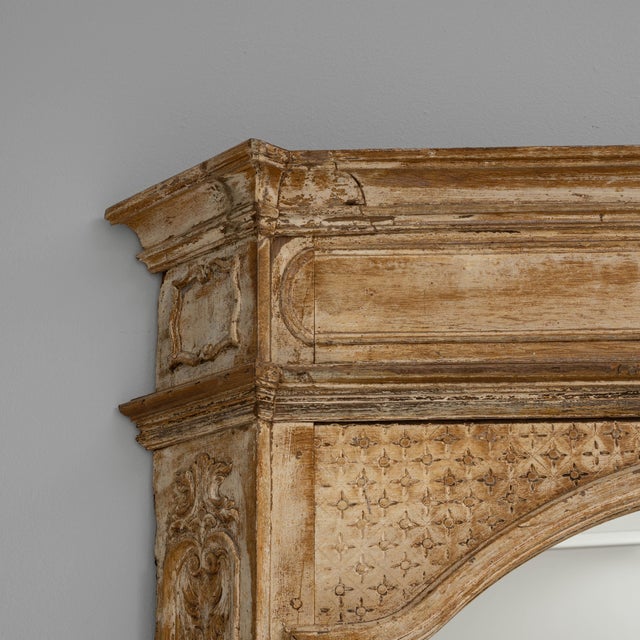19th Century French Gustavian Floor Mirror with Canted Corners For Sale - Image 14 of 18