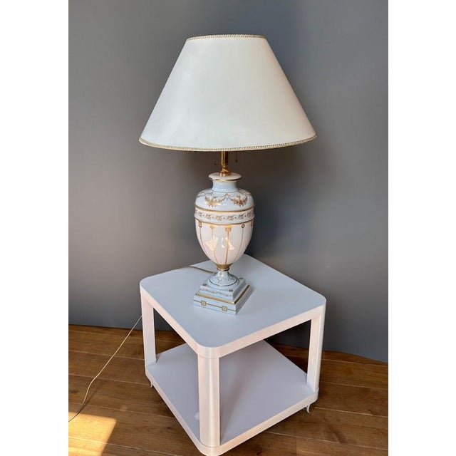 Porcelain Desk Lamp by Giulia Mangani, 1970s For Sale - Image 6 of 6