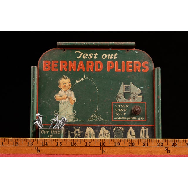 Antique Bernard Pliers Countertop Point-of-Sale Display For Sale - Image 10 of 10