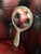 Antique Japanese Repoussé Vanity Hand Mirror, 1890s For Sale - Image 4 of 5