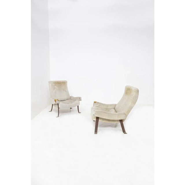 Metal Set of Italian Anna Lounge Chairs by Piero Ranzani for Elam, 1966 For Sale - Image 7 of 7