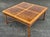 Chinese Thomasville Chinese Chippendale Cross-Banded Mahogany Faux Bamboo Coffee Table For Sale - Image 3 of 11