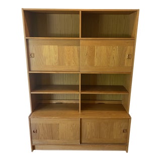 1970s Domino Mobler Mid Century Danish Modern Bookcase For Sale