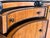 Early 20th Century Art Deco Demilune Burl Walnut and Ebonized Credenza with doors and drawers For Sale - Image 9 of 18