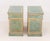 French Provincial Style Painted Cabinets, Pair For Sale - Image 9 of 10