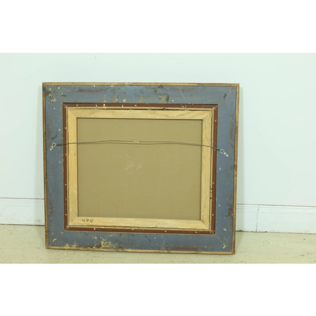 Gold Framed Oil Painting on Canvas ~ Children W. Dogs For Sale - Image 8 of 9