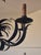 1970s Vintage Italian Tole Pineapple Chandlier or Light Fixture For Sale - Image 5 of 9