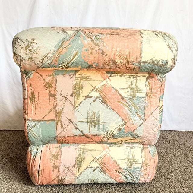 These sculptural postmodern lounge chairs embody the expressive design language of the late 20th century, defined by their...