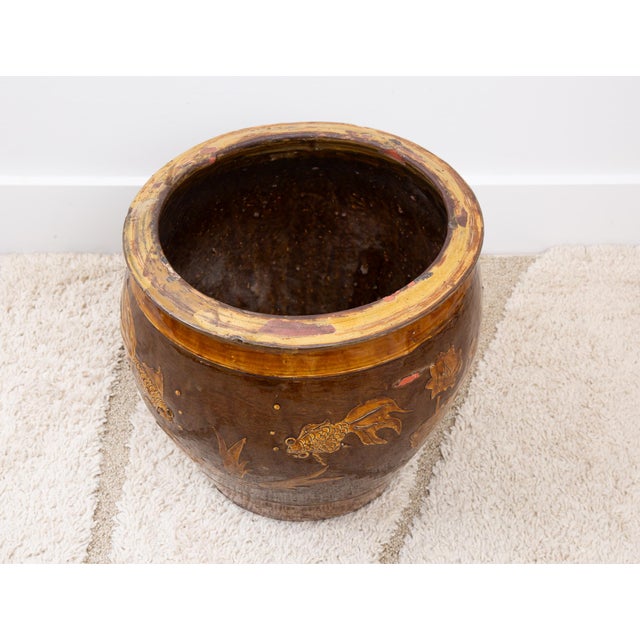 Ceramic Vintage Chinese Planter For Sale - Image 7 of 7