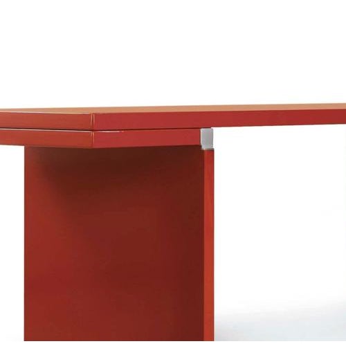 Orseolo Table in Aluminum & Lacquer by Carlo Scarpa for Cassina, Italy For Sale - Image 6 of 8