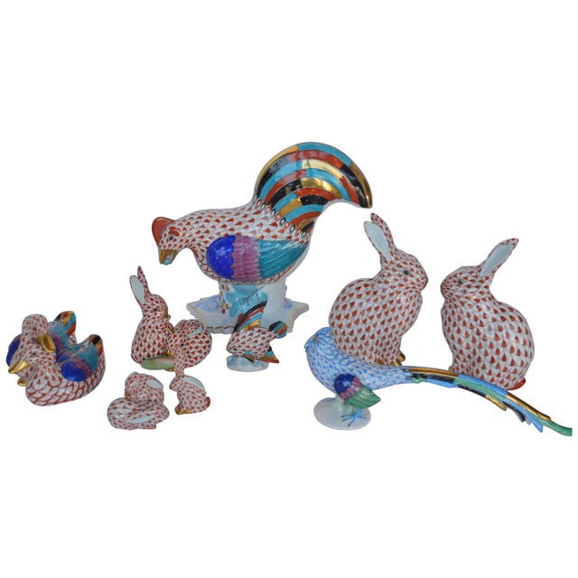 Collection of Herend Animals Chairish