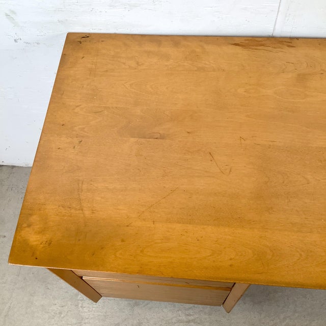 1960s Mid-Century Modern Student Desk Attributed to Baumritter For Sale - Image 5 of 12
