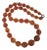 Vintage Carnelian Bead Necklace 1950s For Sale