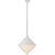 AERIN for Visual Comfort Signature Sarnen Large Pendant in Matte White with White Glass For Sale