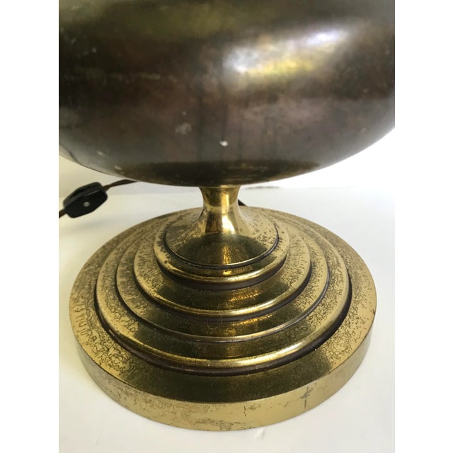 Vintage Hollywood Regency Brass Table Lamp For Sale - Image 4 of 6