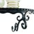 Glass Vintage Wrought Iron and Glass Wall Console, 1960s For Sale - Image 7 of 8