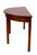 Brown Pair George III Mahogany Demilune Console Tables For Sale - Image 8 of 12