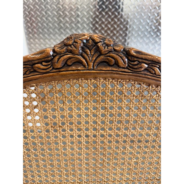 Vintage Louis XV Style Cane Back Dining Chairs - Set of 10 For Sale - Image 11 of 17