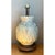 Celadon Vintage Glazed Ceramic Table Lamp With Wood Base For Sale - Image 8 of 12