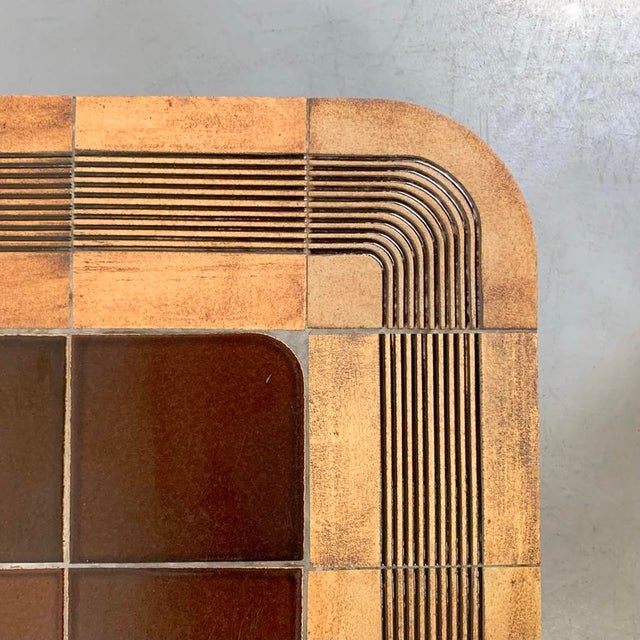 Vintage French Ceramic Mambo Coffee Table by Roger Capron, 1970 For Sale - Image 14 of 16