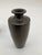 Vintage Japanese Silver Inlaid Bamboo Design Bronze Vase Set of 2 Meiji Period For Sale - Image 11 of 17