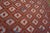 Baby Blue 1930s Small Antique Rustic Tribal Geometric Indian Cotton Dhurrie Flatwoven Rug For Sale - Image 8 of 13