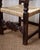 Brown 1960s Mexican Brutalist Wood and Rush Ladderback Dining Chairs - Set of 6 For Sale - Image 8 of 18