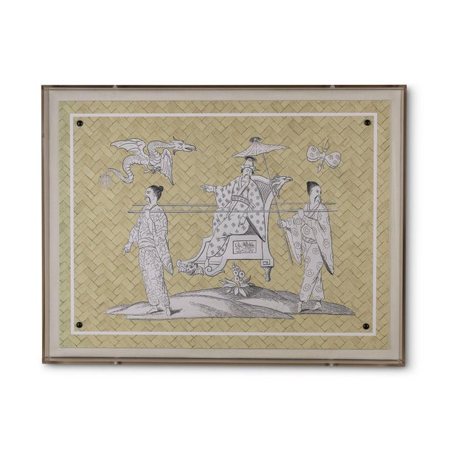 Winterthur for Port 68 Azalea Woods, Chair Shadowbox Giclee Print For Sale In Chicago - Image 6 of 6