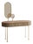 Poetry Dressing Table in European Oak and Italian Leather by Auste Ost For Sale