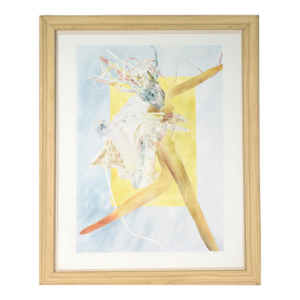 "Sale Julia" Abstract Figurative Monotype of a Dancer by Linda O'Hagan
