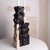 Contemporary Brutalist Wood and Stone Candle Holder - Holey Tower Candle Holder | Melting Series by Gabor Gobi For Sale - Image 3 of 13