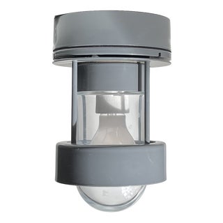 Louis Poulsen Grey Minimalist Wall or Ceiling Lamp for Outdoors or Bathroom, Danish Design by Jens Møller Jensen For Sale